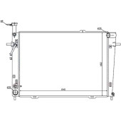 Радиатор HYUNDAI TUCSON / KIA SPORTAGE 2.0 / 2.7 03- <b>SAT SG-HY0009-03</b>