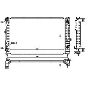 Радиатор AUDI A4 / S4 1.6 / 1.8 / 1.8T / 1.9TD 94-00 / AUDI A6 / S6 1.9TD 97-04 / VOLKSWAGEN PAS B5+ 1.6 / 1.8T / 1.9TD / 2.0 <b>SAT SG-VW0003</b>