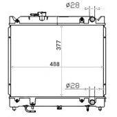 Радиатор SUZUKI ESCUDO / VITARA TA01R / W 1.6 88-97 3D <b>SAT SK0001</b>