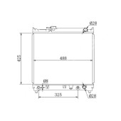 Радиатор SUZUKI ESCUDO / VITARA TD01W G16A 90-97 <b>SAT SK0001-Y</b>