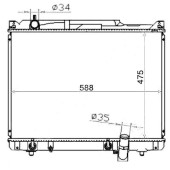 Радиатор SUZUKI ESCUDO / GRAND VITARA XL-7 2.7 03-05 <b>SAT SK0004</b>