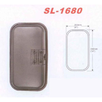 Зеркало заднего вида NISSAN UD-340 (355x202mm SR800) <b>SAT SL-1680</b>