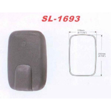 Зеркало заднего вида Toyota new Coaster and other new middle bus (250x170 SR800) <b>SAT SL-1693</b>