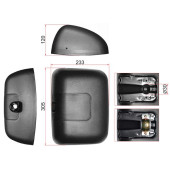 Зеркало нижнего вида HINO series (305x233mm SR600) <b>SAT SL-789</b>