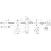 Шланг тормозной передний (Таиланд) HONDA ACCORD / ASCOT 90-93 прав. <b>SAT ST-01464-SM4-010</b>