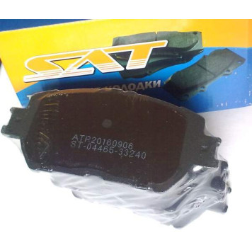 Колодки тормозные перед TOYOTA CAMRY 01- / WISH 03- <b>SAT ST-04465-33240</b>-1