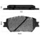 Колодки тормозные перед TOYOTA CAMRY 01- / WISH 03- <b>SAT ST-04465-33240</b>