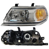 Фара MITSUBISHI PAJERO SPORT 00-08 лев. хром (Евросвет) <b>SAT ST-114-1121CL</b>