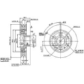 Шкив коленвала TOYOTA COASTER / LAND CRUISER 1HDT / 1HZ 90- <b>SAT ST-13408-17010</b>