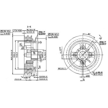Шкив коленвала TOYOTA LITE / TOWNACE / TOWN / MASTERACE 2C / 2CT 90-93 <b>SAT ST-13408-64080</b>