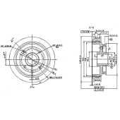 Шкив коленвала TOYOTA CAMRY GRACIA / CROWN / GAIA / MARK / NADIA / VISTA / ARDEO 3SFE / 4SFE / 5SFE 89- <b>SAT ST-13408-74031</b>
