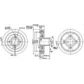 Шкив коленвала TOYOTA DYNA / GRAND / HIACE / SURF / LAND CRUISER PRADO / REGIUS 1RZ# / 2RZ# / 3RZF# <b>SAT ST-13408-75030</b>