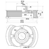 Шкив коленвала TOYOTA 4RUNNER / CROWN / DYNA / TOYOACE / FORTUNER / HIACE / REGIUSACE / HILUX SURF / PRADO 2TRFE <b>SAT ST-13408-75050</b>