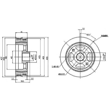 Шкив коленвала TOYOTA CALDINA / CARINA / COROLLA / SPACIO / CORONA / SPRINTER / CARIB / VIOS 4AFE / 5AFE / 7AFE <b>SAT ST-13470-16100</b>
