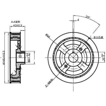 Шкив коленвала TOYOTA AVENSIS / CALDINA / CAMRY / GAIA / HARRIER / IPSUM / NOAH / PREMIO / RAV4 / VISTA / WISH 1 / 2AZ 01- <b>SAT ST-13470-28020</b>
