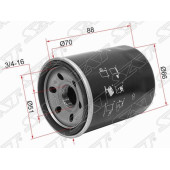 Фильтр масляный SUZUKI SX4 M15A / M16A / GRAND VITARA JB416 / ESCUDO J20A / J24B / JIMNY M13A / G13BB / SWIFT G13A <b>SAT ST-16510-61A30</b>