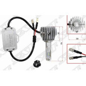 Комплект светодиодных ламп H3 20W / 1800LM Canbus LED <b>SAT ST-175-0070</b>