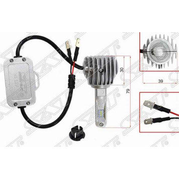 Комплект светодиодных ламп H3 20W / 1800LM Canbus LED <b>SAT ST-175-0070</b>