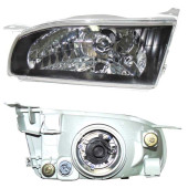Фара TOYOTA COROLLA 95-97 черный хрусталь <b>SAT ST-212-1164BL</b>