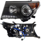 Фара TOYOTA LAND CRUISER 200 07-15 черная Brownstone <b>SAT ST-212-11U5BL</b>