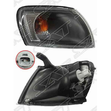 Габарит TOYOTA CALDINA / CARINA E 92-02 черный хрусталь <b>SAT ST-212-1580BR</b>-3