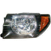 Фара MITSUBISHI PAJERO IO 98-07 черная <b>SAT ST-214-1162BL</b>