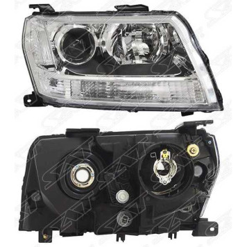 Фара SUZUKI ESCUDO / VITARA 5D 05-15 прав. под ксенон, с электрокорректором (Евросвет) <b>SAT ST-218-1135HR</b>