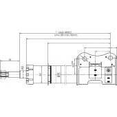 Стойка передняя SUZUKI ESCUDO / VITARA / SIDEKICK / X-90 88-98 лев. <b>SAT ST-41602-79E20</b>