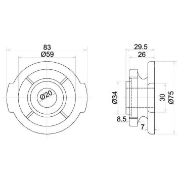 Подушка редуктора TOYOTA DYNA / TOYOACE 07- / GRANVIA / GRAND HIACE / HIACE / LITE / TOWNACE 96-02 <b>SAT ST-41651-28050</b>