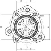 Полуступица задн. HONDA CR-V 96-01 (левый руль) прав. <b>SAT ST-42200-S10-A01</b>