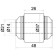 Сайлентблок задней цапфы плавающий TOYOTA Camry / Gracia / 4WD Caldina <b>SAT ST-42210-14010</b>