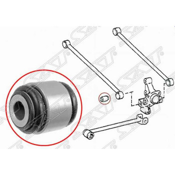 Сайлентблок задней цапфы плавающий TOYOTA Camry / Gracia / 4WD Caldina <b>SAT ST-42210-14010</b>