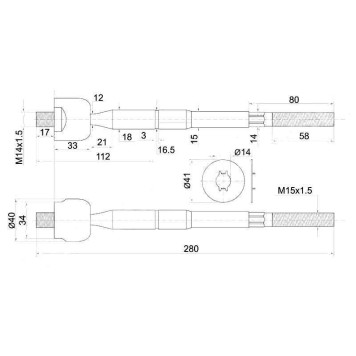Тяга рулевая TOYOTA DYNA,TOYOACE,HIACE 95-01 <b>SAT ST-45503-29655</b>