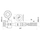 Тяга рулевая TOYOTA LAND CRUISER 100 02-07 <b>SAT ST-45503-69025</b>