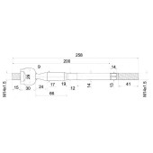 Тяга рулевая TOYOTA PASSO / BB 03- <b>SAT ST-45503-B1020</b>