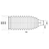 Пыльник рулевой рейки TOYOTA HIACE REGIUS ACE 04- лев.=прав. <b>SAT ST-45535-26060</b>