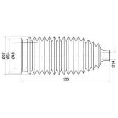 Пыльник рулевой рейки TOYOTA MARK2 / CHASER / CRESTA 92- лев.=прав. / ARISTO 91-97 лев. <b>SAT ST-45535-30010</b>