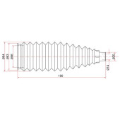 Пыльник рулевой рейки TOYOTA CELICA / COROLLA / RUNX / ALLEX / FIELDER / OPA / VISTA / ARDEO 99- лев.=прав. <b>SAT ST-45535-32070</b>