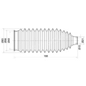 Пыльник рулевой рейки TOYOTA CAMRY GRACIA / HARRIER / MARKII 96- лев.=прав. <b>SAT ST-45535-33020</b>