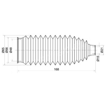 Пыльник рулевой рейки TOYOTA CAMRY GRACIA / HARRIER / MARKII 96- лев.=прав. <b>SAT ST-45535-33020</b>