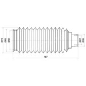 Пыльник рулевой рейки TOYOTA LAND CRUISER PRADO / HILUX SURF 95- лев.=прав. <b>SAT ST-45535-35030</b>