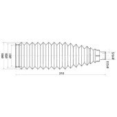 Пыльник рулевой рейки TOYOTA PLATZ / PORTE / PROBOX / SUCCEED / RAUM / VITZ / WILL / YARIS / ECHO / CARGO 99- лев.=прав. <b>SAT ST-45535-52040</b>