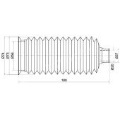 Пыльник рулевой рейки TOYOTA LAND CRUISER / LEXUS LX470 98-07 лев.=прав. <b>SAT ST-45535-60010</b>