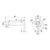 Эксцентрик нижнего рычага TOYOTA 4RUNNER / HILUX / SURF / LAND CRUISER PRADO / TACOMA 95-02 <b>SAT ST-48409-35050</b>
