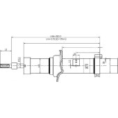 Стойка перед. TOYOTA ALTEZZA / CHASER / CRESTA / MARK2 / BLIT / PROGRESS / VEROSSA 92-07 4WD прав. <b>SAT ST-48510-29215</b>