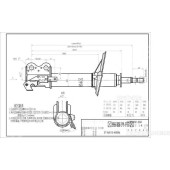 Стойка передняя TOYOTA COROLLA II / CORSA / CYNOS / STARLET / RAUM 94-03 прав. <b>SAT ST-48510-49096</b>