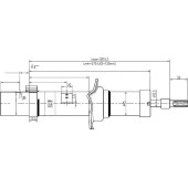 Стойка перед. TOYOTA ALTEZZA / CHASER / CRESTA / MARK2 / BLIT / PROGRESS / VEROSSA 92-07 4WD лев. <b>SAT ST-48520-29425</b>