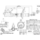 Стойка передняя TOYOTA HARRIER / LEXUS RX300 97-03 лев. <b>SAT ST-48520-49167</b>