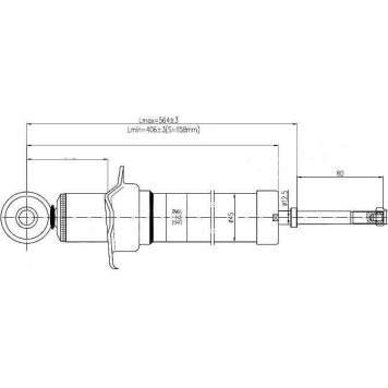 Стойка задняя TOYOTA ALTEZZA / MARK2 / BLIT / CROWN / MAJESTA / PROGRESS / VEROSSA 00- лев.=прав. <b>SAT ST-48530-29875</b>