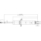 Стойка задняя TOYOTA RAUM 97-03 лев.=прав. <b>SAT ST-48530-49085</b>